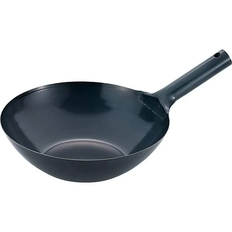 Summit Flat-Bottom Japanese Wok – Heavy-Duty 1.2Mm Stainless Steel With Handle 1