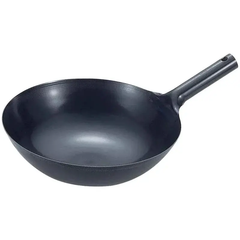 Summit Round-Bottom Wok – Heavy-Gauge Japanese-Style Cooking Wok With Handle (1.2Mm) 1