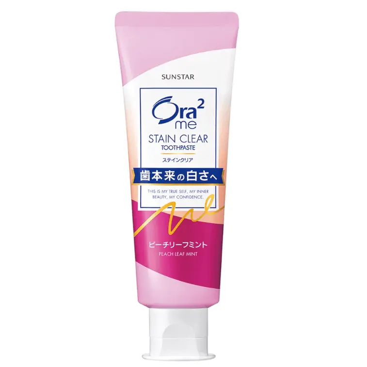 Sunstar Ora2 Peach Mint Stain-Removal Toothpaste – 130G 1