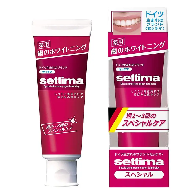 Sunstar Settima Gum Health Toothpaste – Specialized Formula For Stronger Gums, 80G 1