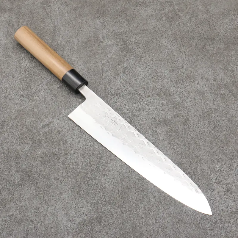 Tadafusa Sld Gyuto Chef Knife 240Mm – High-Toughness Tool Steel, Hammered Finish, Walnut Handle 1