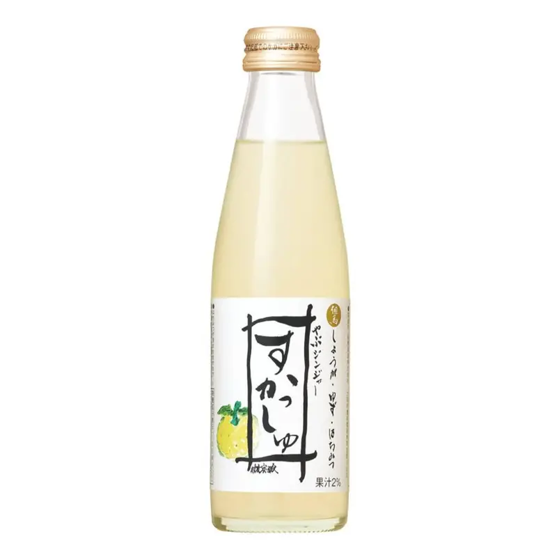 Tajima Jozo Sparkling Yuzu-Ginger Vinegar Soda – Refreshing Citrus Beverage, 200Ml 1