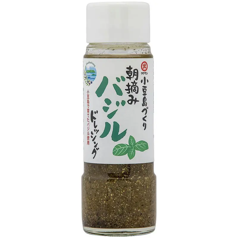 Takesan Fresh Basil Salad Dressing – Naturally Preserved Japanese Herb Vinaigrette (185Ml) 1