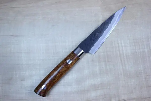 Takeshi Saji Aogami Super Paring Knife – 90Mm, Ironwood Handle 1