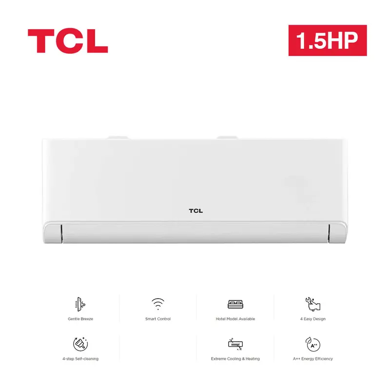 Tcl 1.5 Hp Conventional Split Ac – Ready-To-Install Unit (No Mounting Kit) 1
