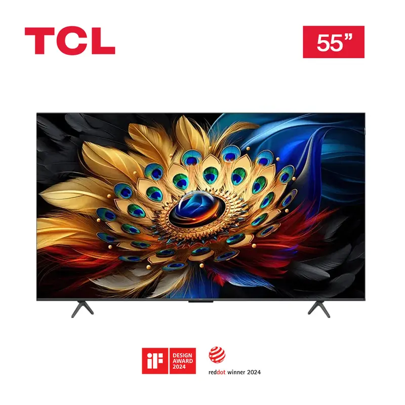 Tcl 55-Inch Qled 4K Google Smart Tv – C655 Series, Uhd Qled Display 1