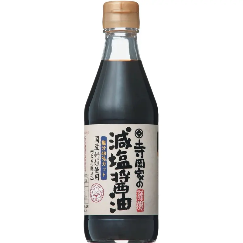 Teraoka Low-Sodium Japanese Soy Sauce – Reduced-Salt Shoyu – 300Ml 1