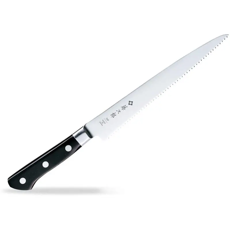 Tojiro Dp Cobalt Vg-10 215 Mm Bread Knife – 3-Layer Forged With Bolster (F-828) 1