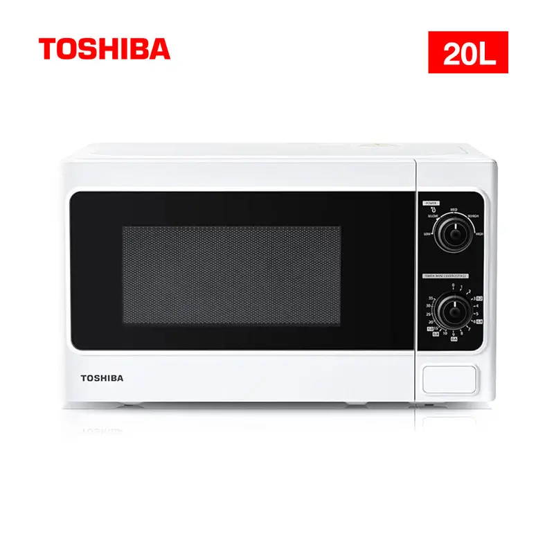 Toshiba 20L Mechanical Microwave Oven – Mm-Mm20P (White), 800W 1