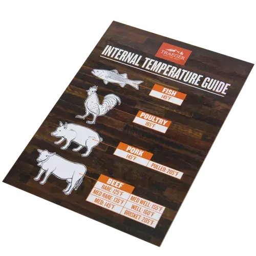 Traeger Magnetic Internal Temperature Reference Guide 1