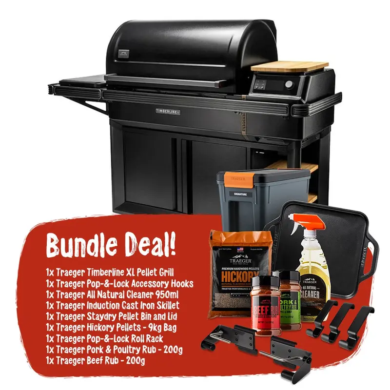 Traeger Timberline Xl Pellet Grill – Premium Bundle Package 1