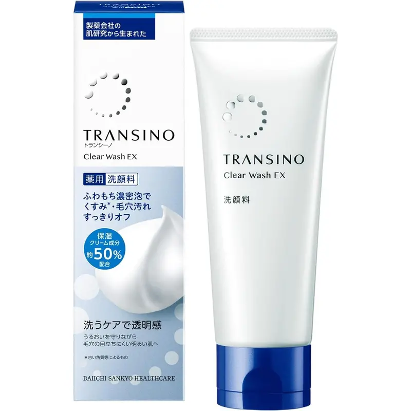 Transino Clear Wash Ex Foaming Brightening Cleanser – 100G 1