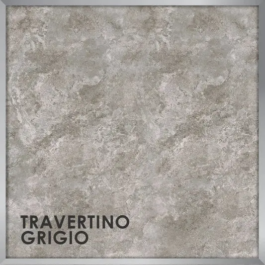 Travertino Grigio Textured Porcelain Interior Door 1