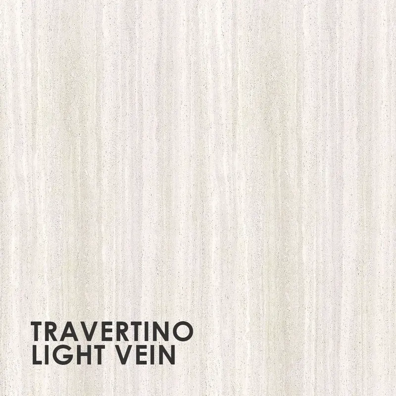 Travertino Light Vein-Cut Porcelain Benchtop 1