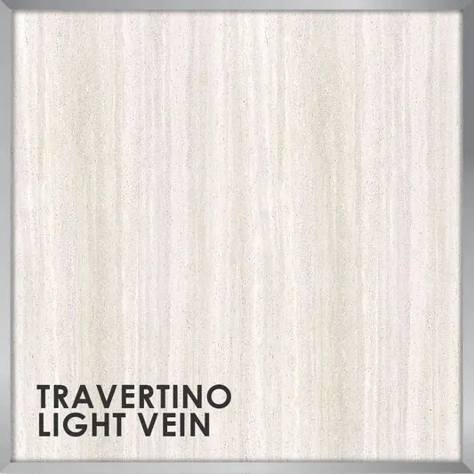 Travertino Light Vein-Cut Porcelain Interior Door 1