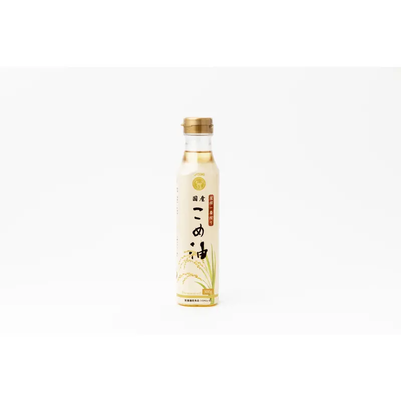 Tsuno Ichiban Shibori Rice Bran Oil – First-Cold-Pressed Japanese Cooking Oil, 300G 1