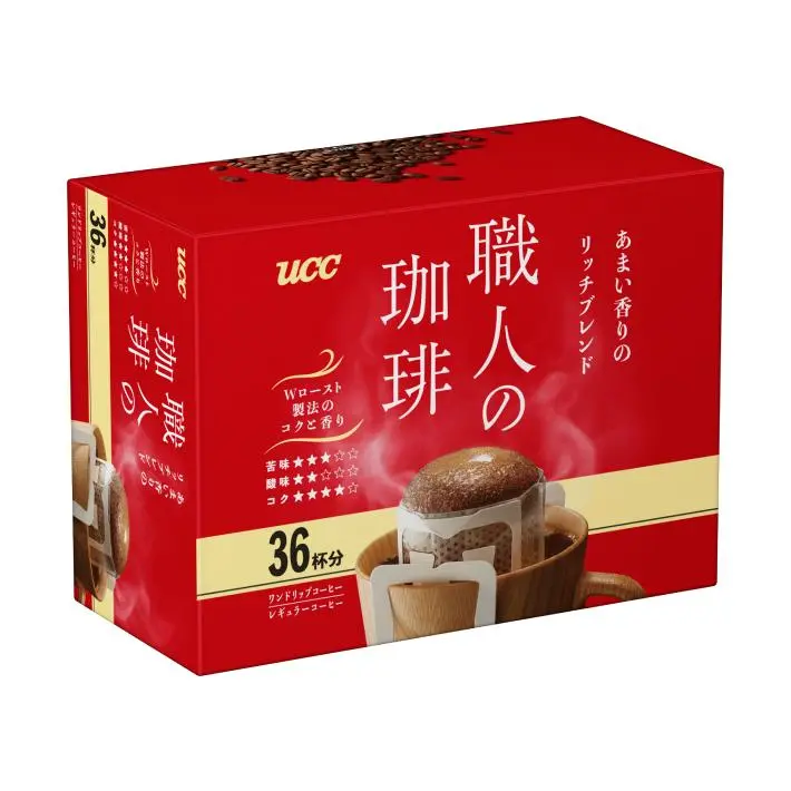 Ucc Meister’S Sweet Aroma Drip Coffee Bags – Smooth & Fragrant, 36 Pack 1