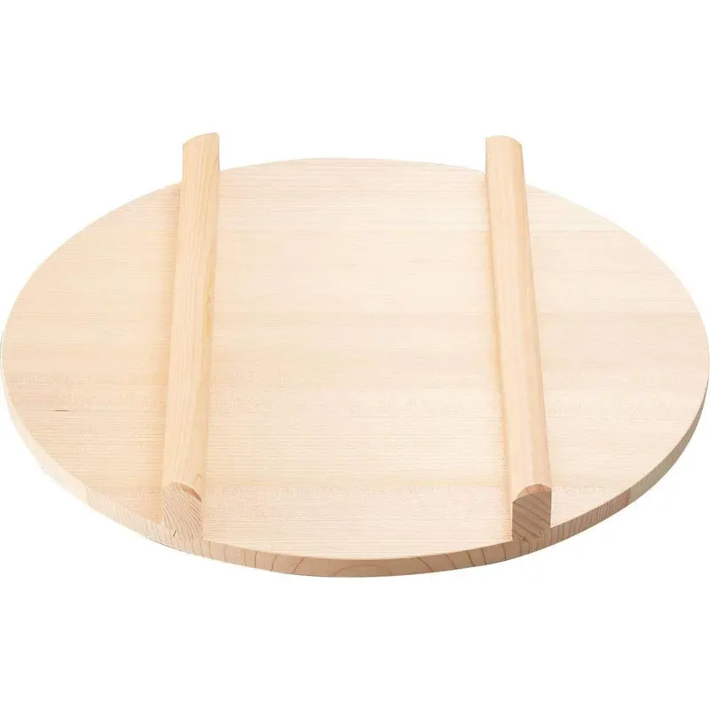 Umezawa Sawara Cypress Lid For Sushi Oke – Fits 36Cm Wooden Bowl 1