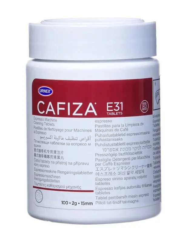 Urnex Cafiza Commercial Cleaning Tablets – Nsf-Certified Espresso Machine Descaler (E31) 1