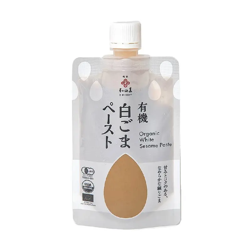 Wadaman Organic White Sesame Paste – Creamy Spread For Dips, Dressings & Toast, 80G 1