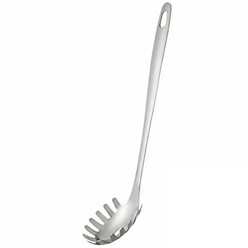 Wahei Freiz Stainless Steel Pasta Fork & Ladle – Dual-Function Utensil, 30.5 Cm Length 1
