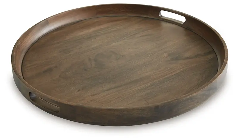 Webbworth Gray-Brown Serving Tray 1