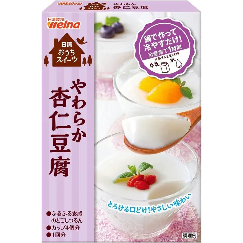 Welna Annin Tofu Almond Jelly Instant Mix – Ready-In-Seconds Dessert (60G) 1
