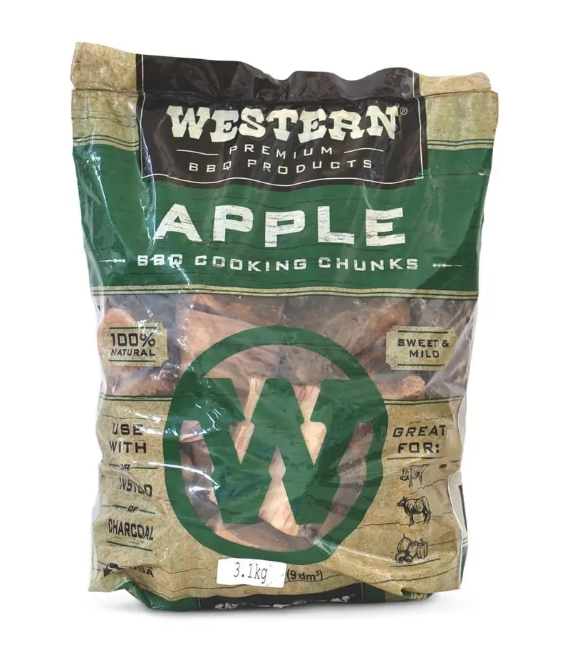 Western Apple Hardwood Smoking Chunks 1