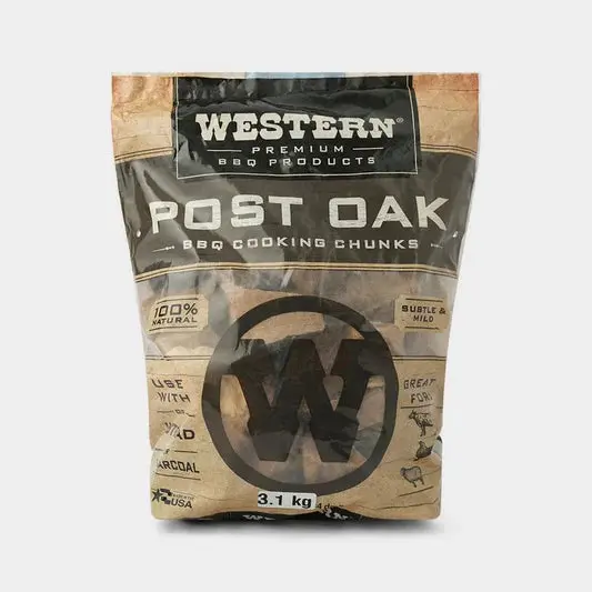 Western Bbq Post Oak Smoking Wood Chunks 1