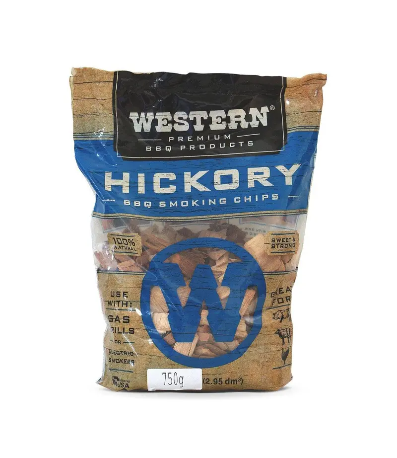 Western Hickory Hardwood Smoking Chips 1