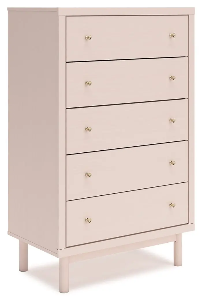 Wistenpine Blush Five-Drawer Chest 1