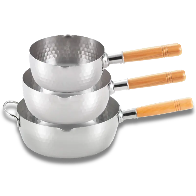 Yoshikawa Yukihira 3-Piece Stainless Steel Saucepan Set 1