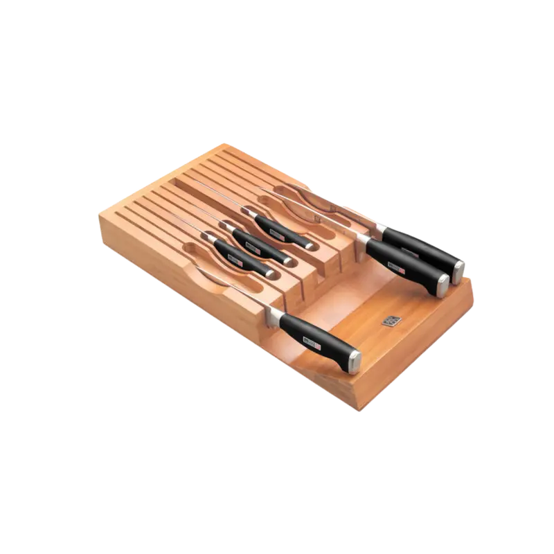 Zwilling Bamboo In-Drawer Knife Tray – Fits Up To 13 Knives 1