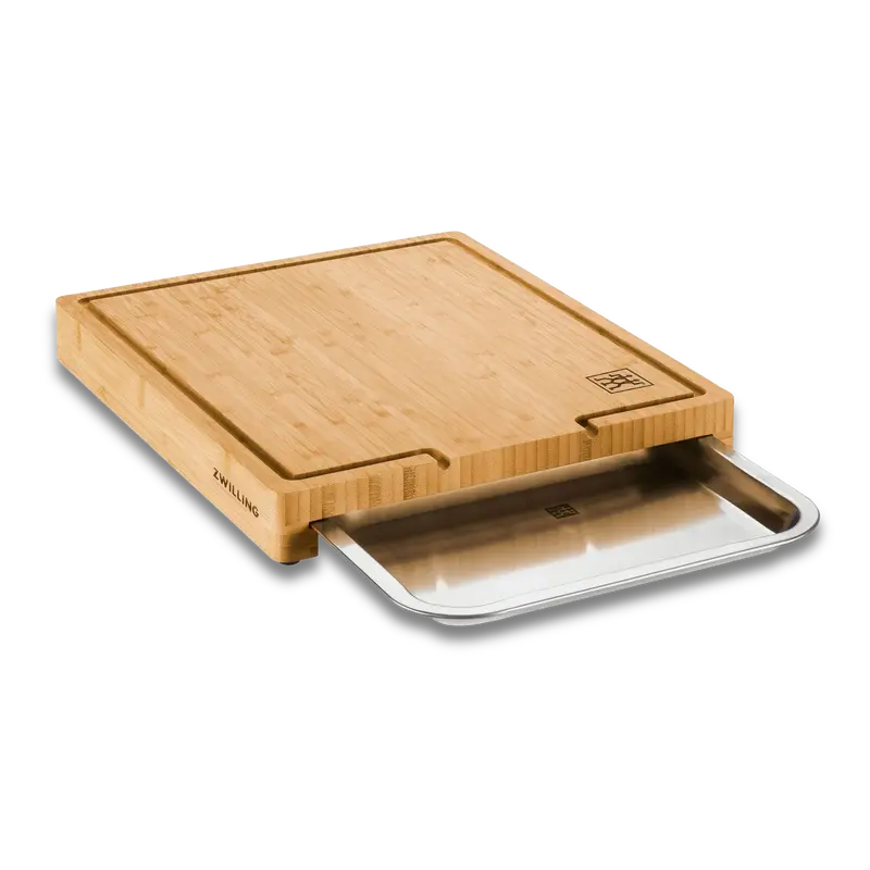 Zwilling Bbq+ Bamboo Cutting Board With Stainless Steel Juice Tray | Fsc-Certified, Non-Slip Base 1