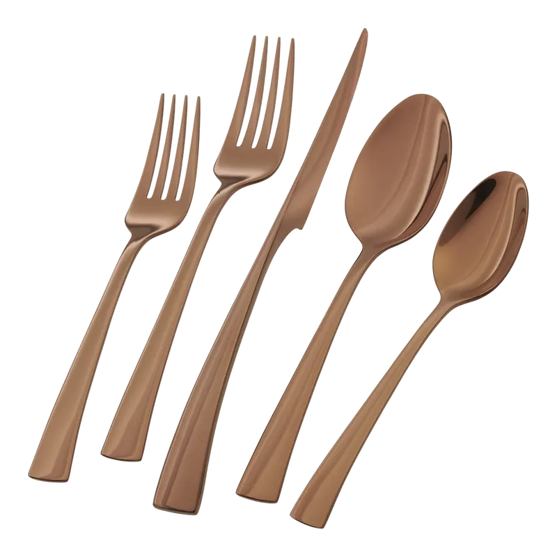 Zwilling Bellasera 20-Piece Rose Gold Stainless Steel Flatware Set 1