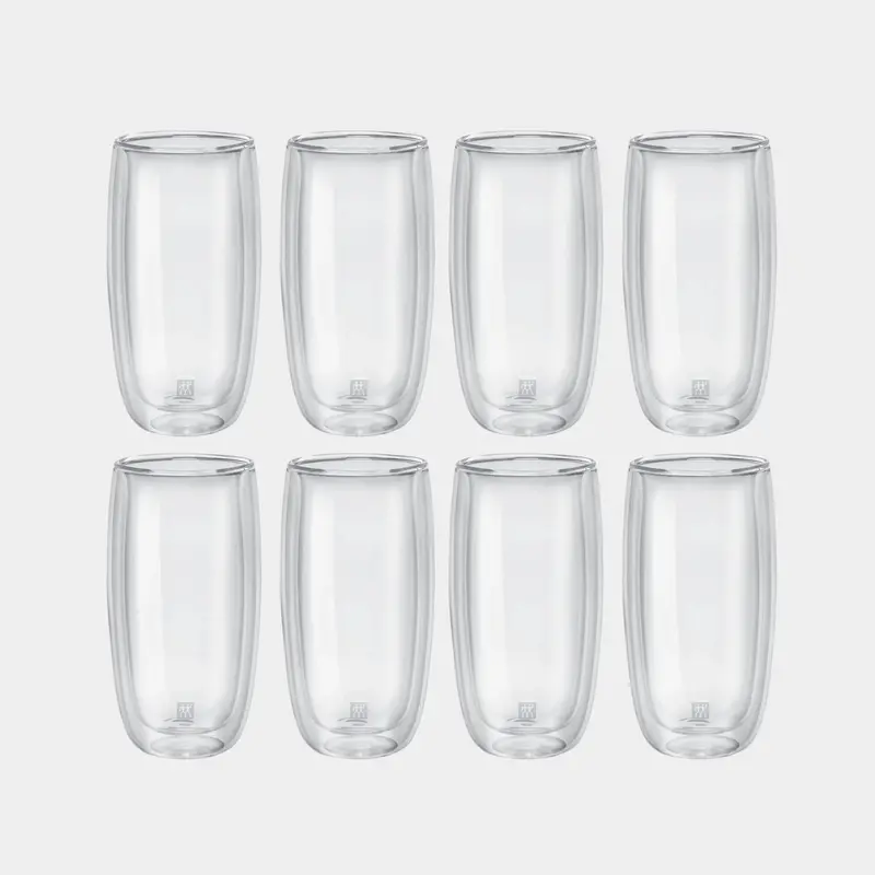 Zwilling Sorrento 8-Piece Beverage Glass Value Pack – Clear 1