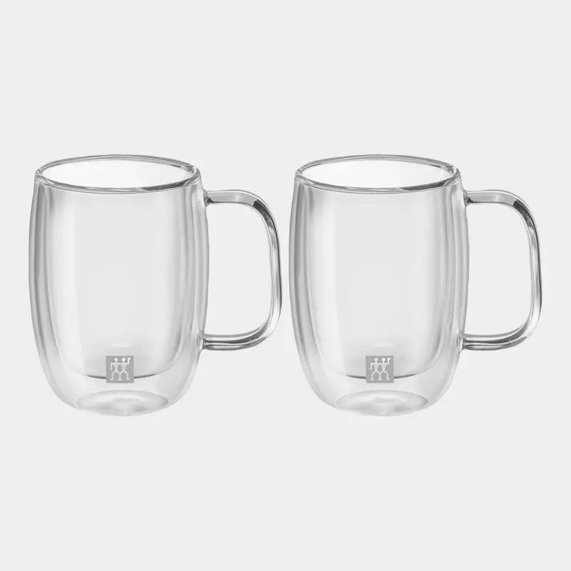 Zwilling Sorrento Plus 2-Piece Espresso Glass Set – Clear 1